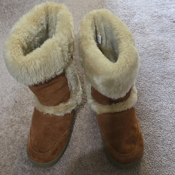 Style & Co. Other - Style & Co. Brown and Cream Boots